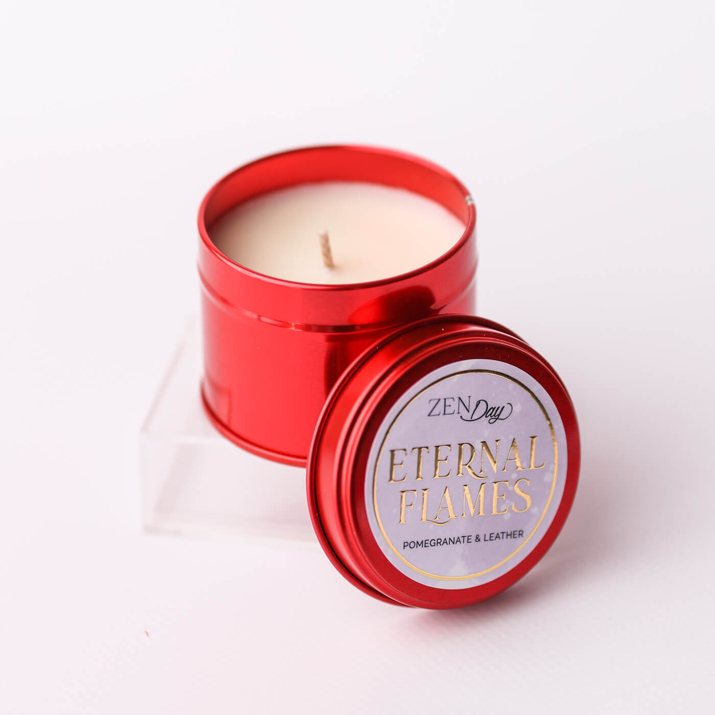 Lumânare ETERNAL FLAMES - Pomegranate & Leather