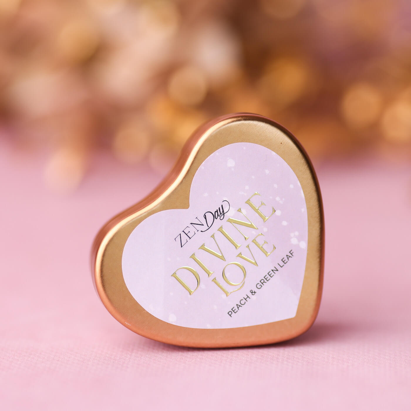 Lumânare DIVINE LOVE – Peach & Green Leaf