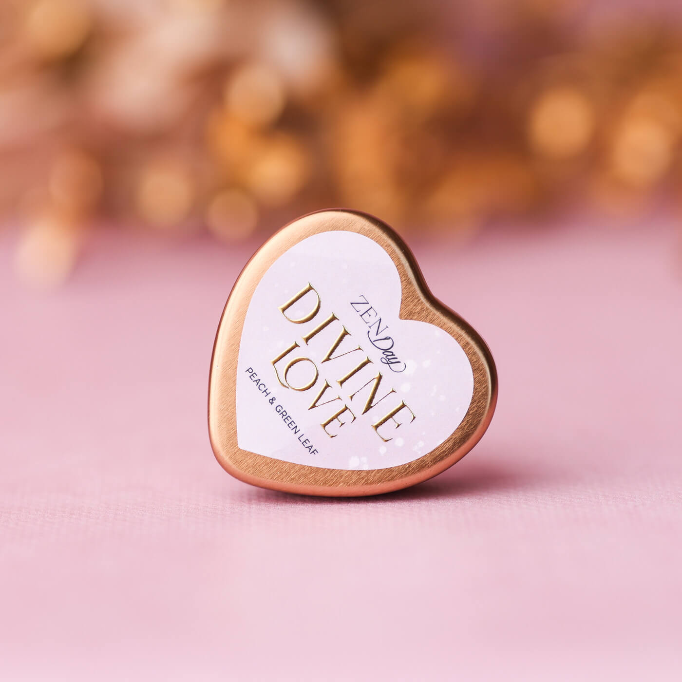 Lumânare DIVINE LOVE – Peach & Green Leaf