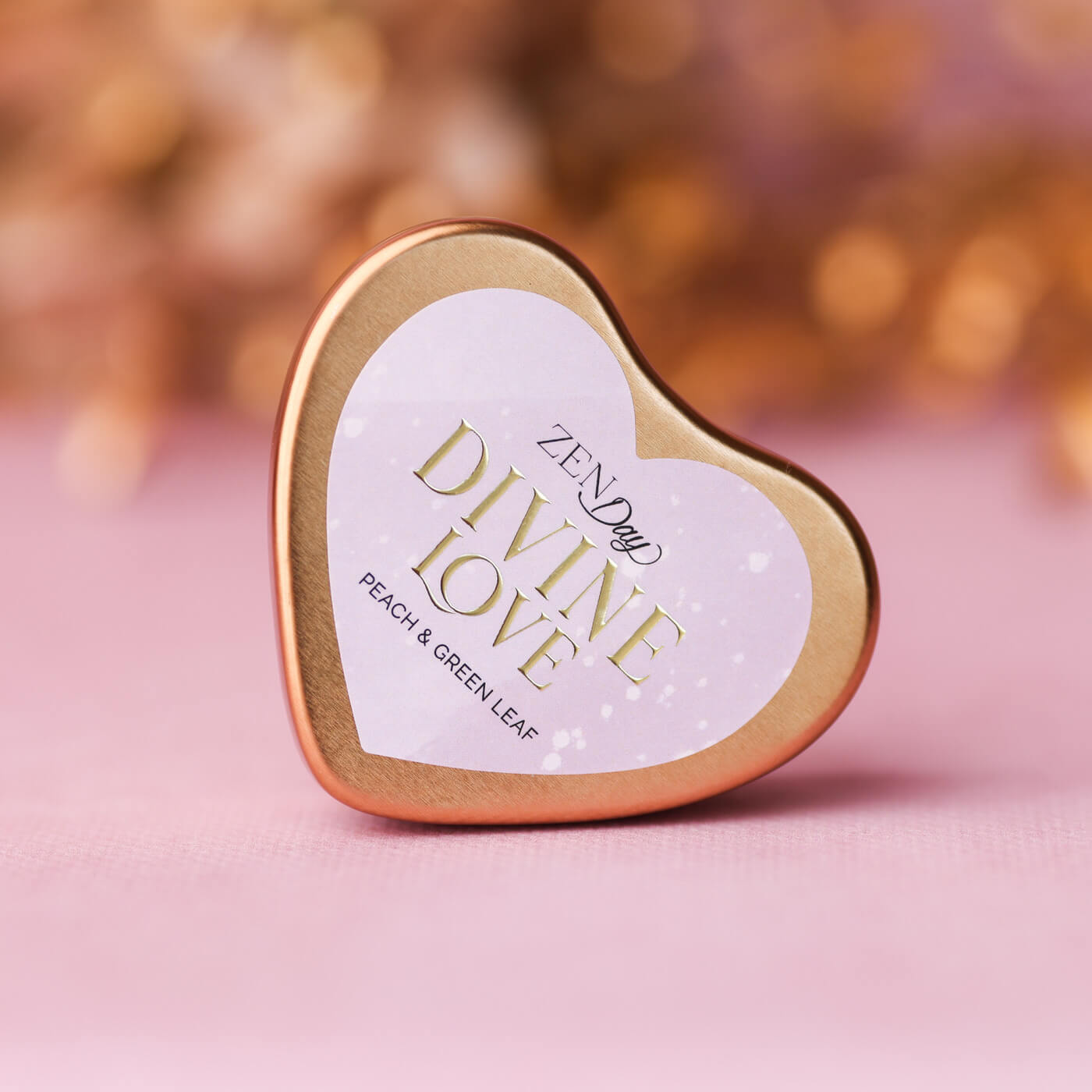 Lumânare DIVINE LOVE – Peach & Green Leaf
