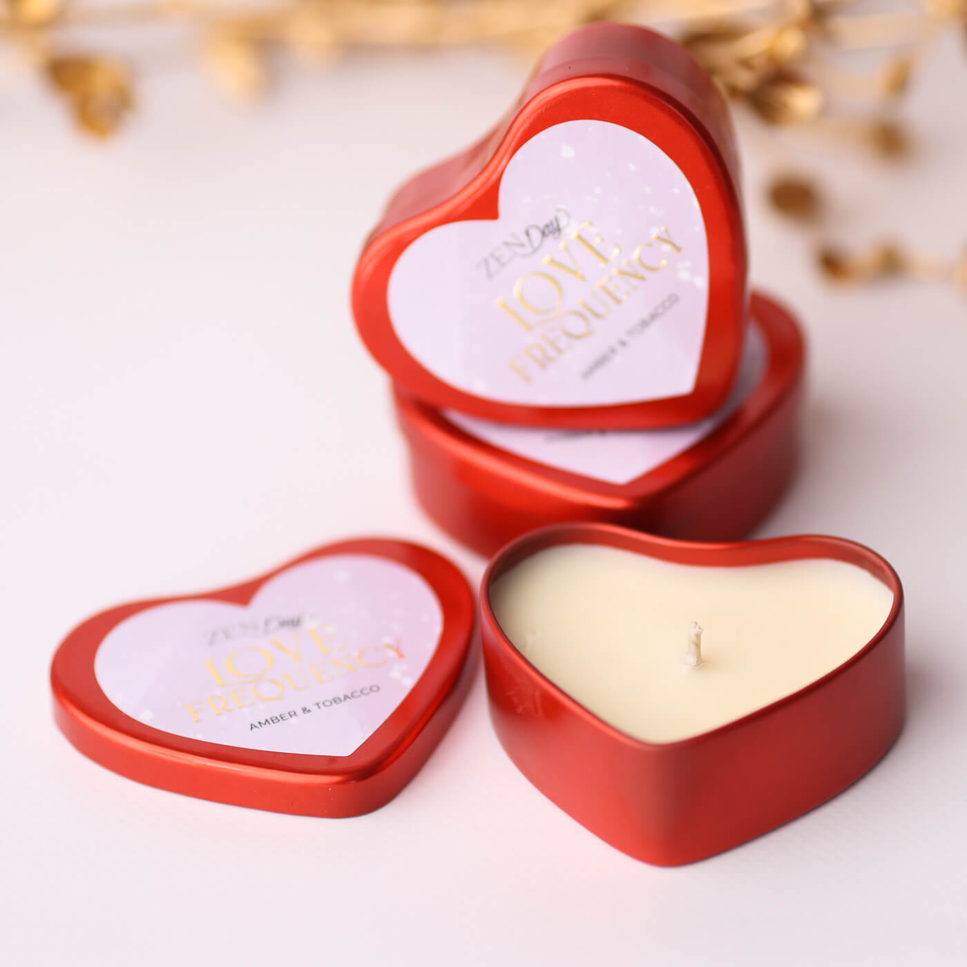 Lumânare LOVE FREQUENCY – Amber & Tobacco