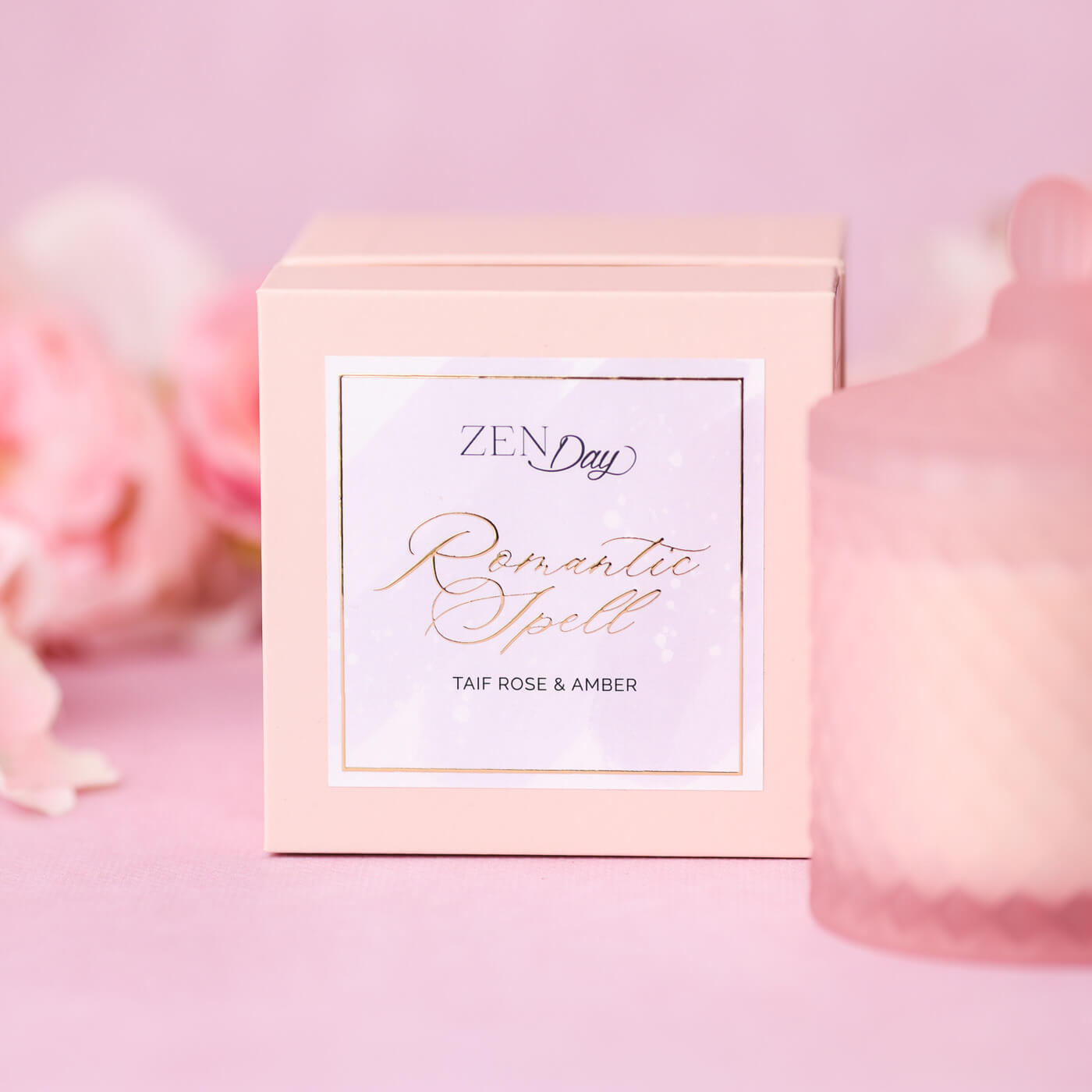 Lumânare ROMANTIC SPELL – Taif rose & Amber